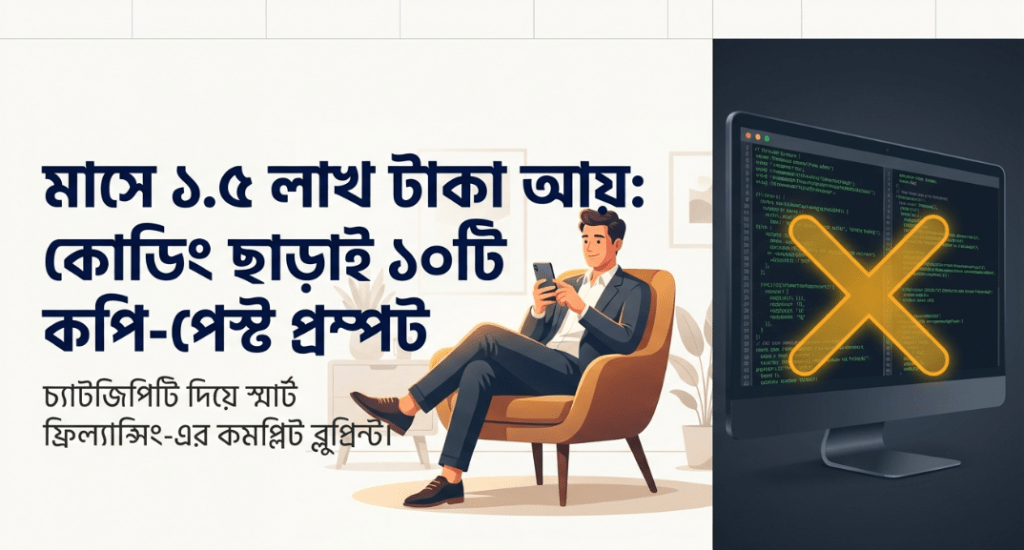 কোডিং ছাড়াই মাসে ১ লাখ টাকা আয়? FREE ChatGPT দিয়ে ফ্রিল্যান্সিংয়ের ১০ গোপন&nbsp;সার্ভিস!